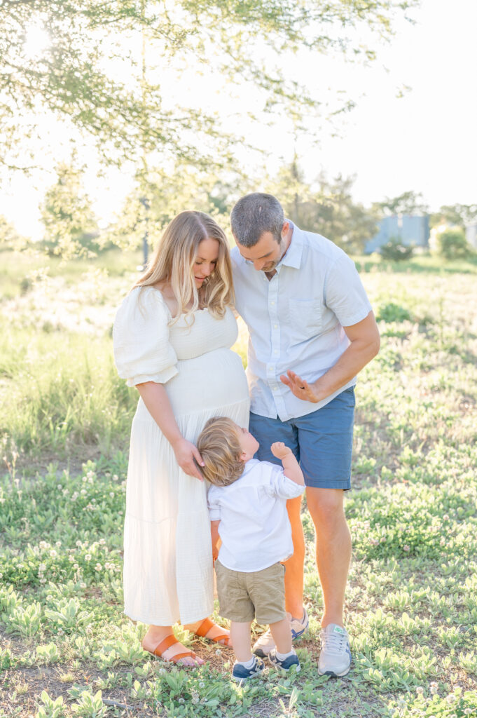 Family picture by Raleigh newborn photograoher 